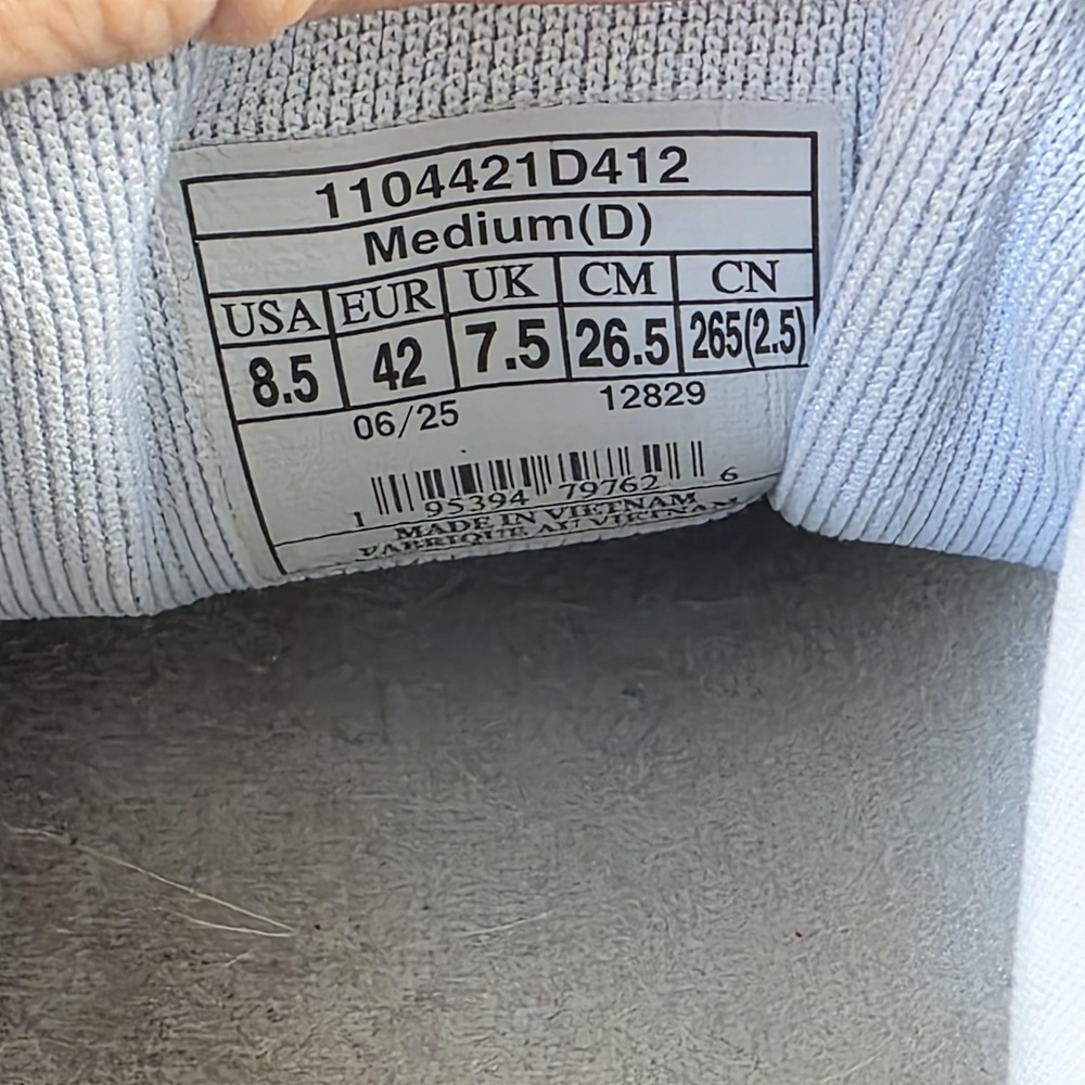 Brooks Ghost 17 Shoes Mens Size 8.5 Blue Mesh Running Sneakers 1104421D412 - Picture 16 of 16